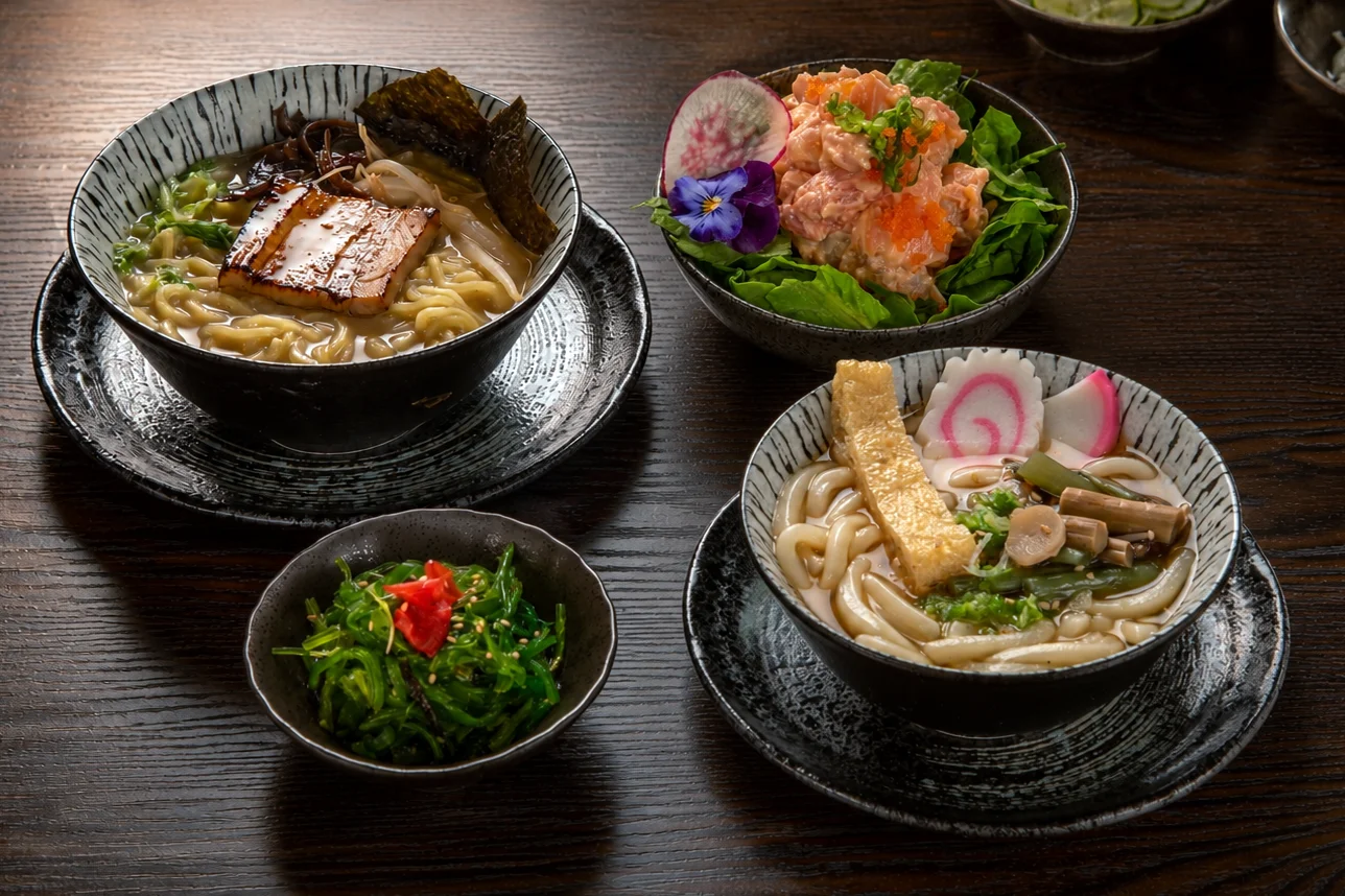Ramen, Soup & Salads